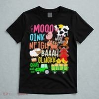 Farm Animals Sounds Oink Baa Neigh Cluck Moo Farmer T-Shirt thumb 5