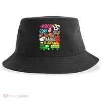 Farm Animals Sounds Oink Baa Neigh Cluck Moo Farmer Sustainable Bucket Hat thumb 0
