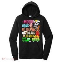 Farm Animals Sounds Oink Baa Neigh Cluck Moo Farmer Women's Hoodie thumb 0