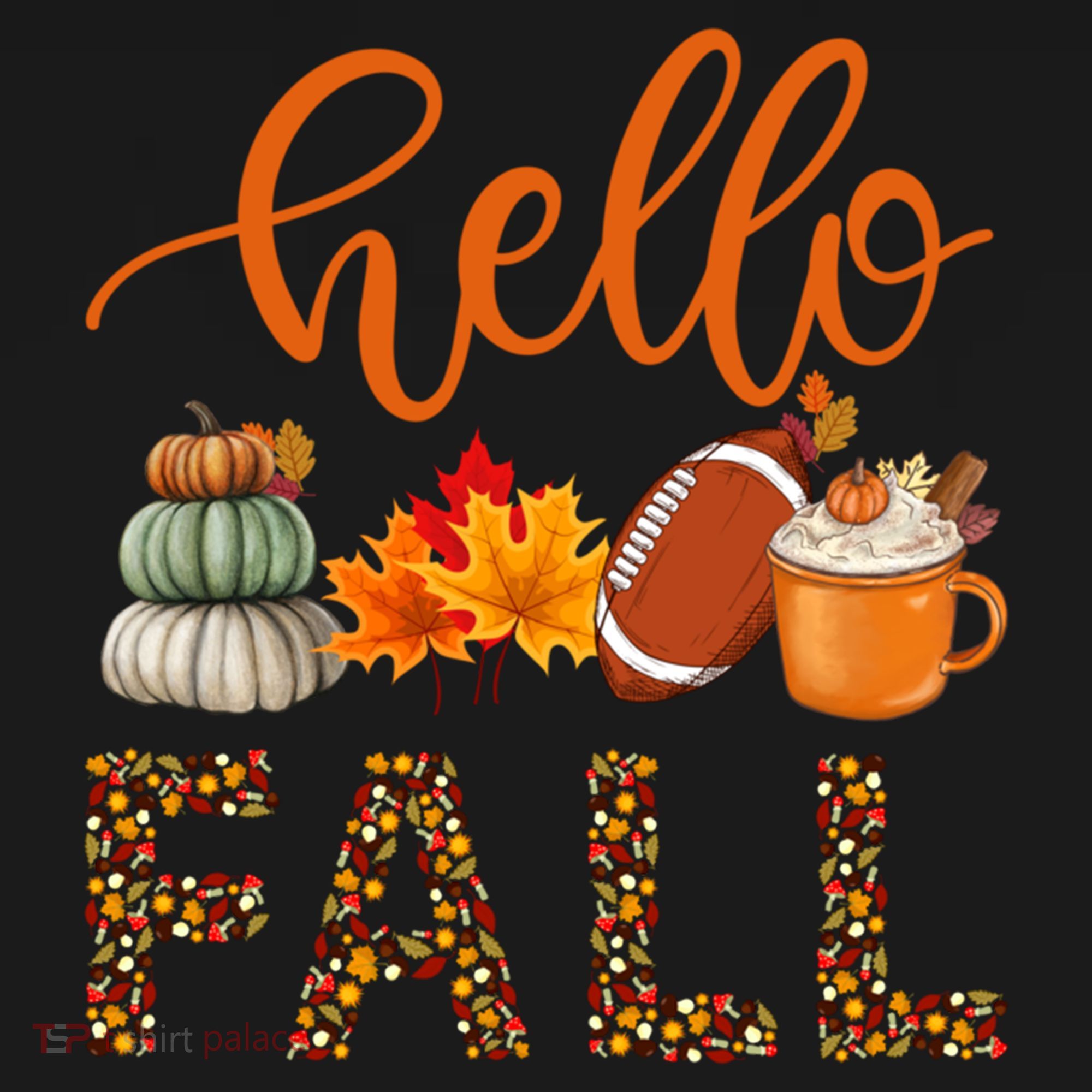 Fall Autumn Seasonal Wear Tis The Season Hello Fall Gift Doggie Tank