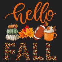 Fall Autumn Seasonal Wear Tis The Season Hello Fall Gift Golf Towel thumb 3