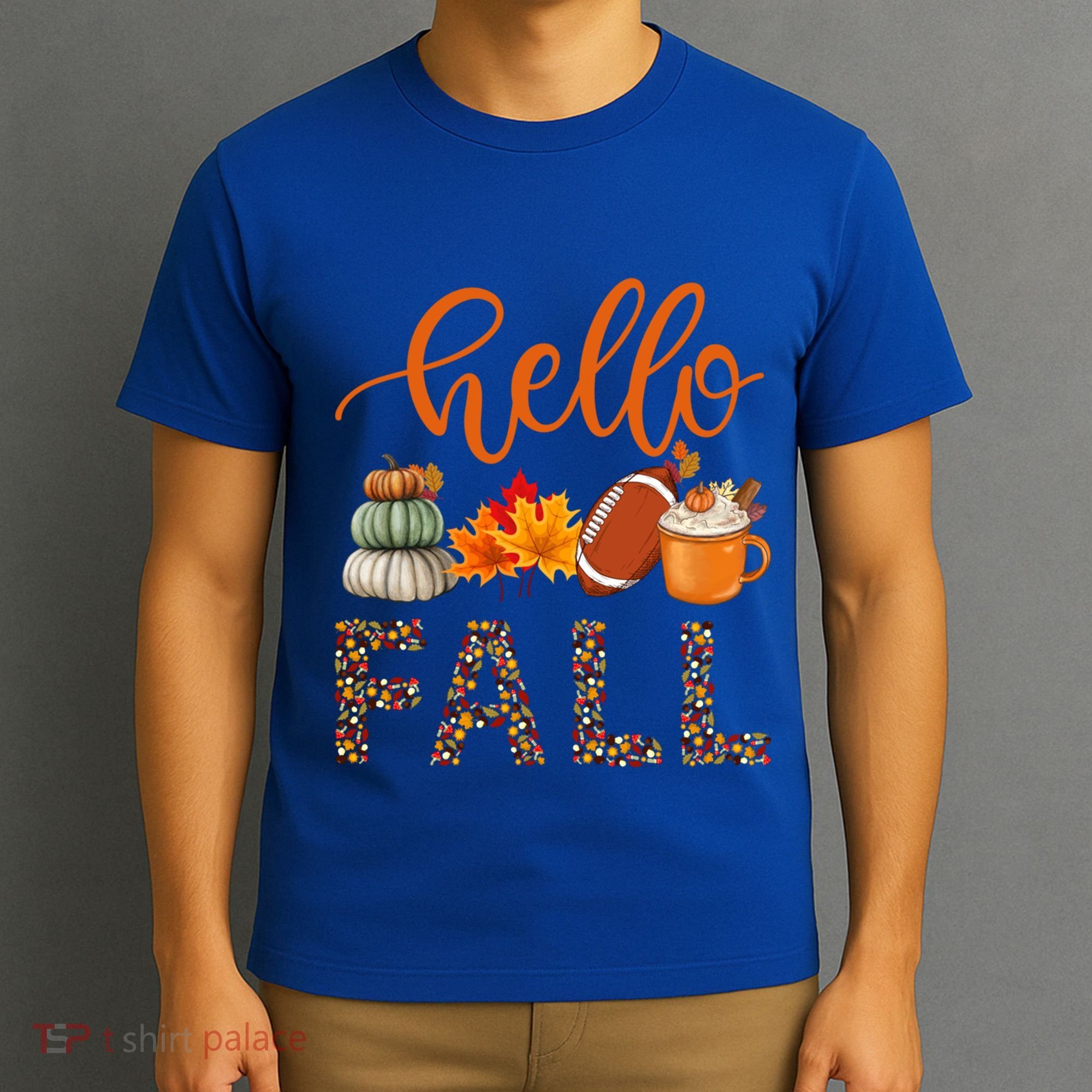 Fall Autumn Seasonal Wear Tis The Season Hello Fall Gift T-Shirt