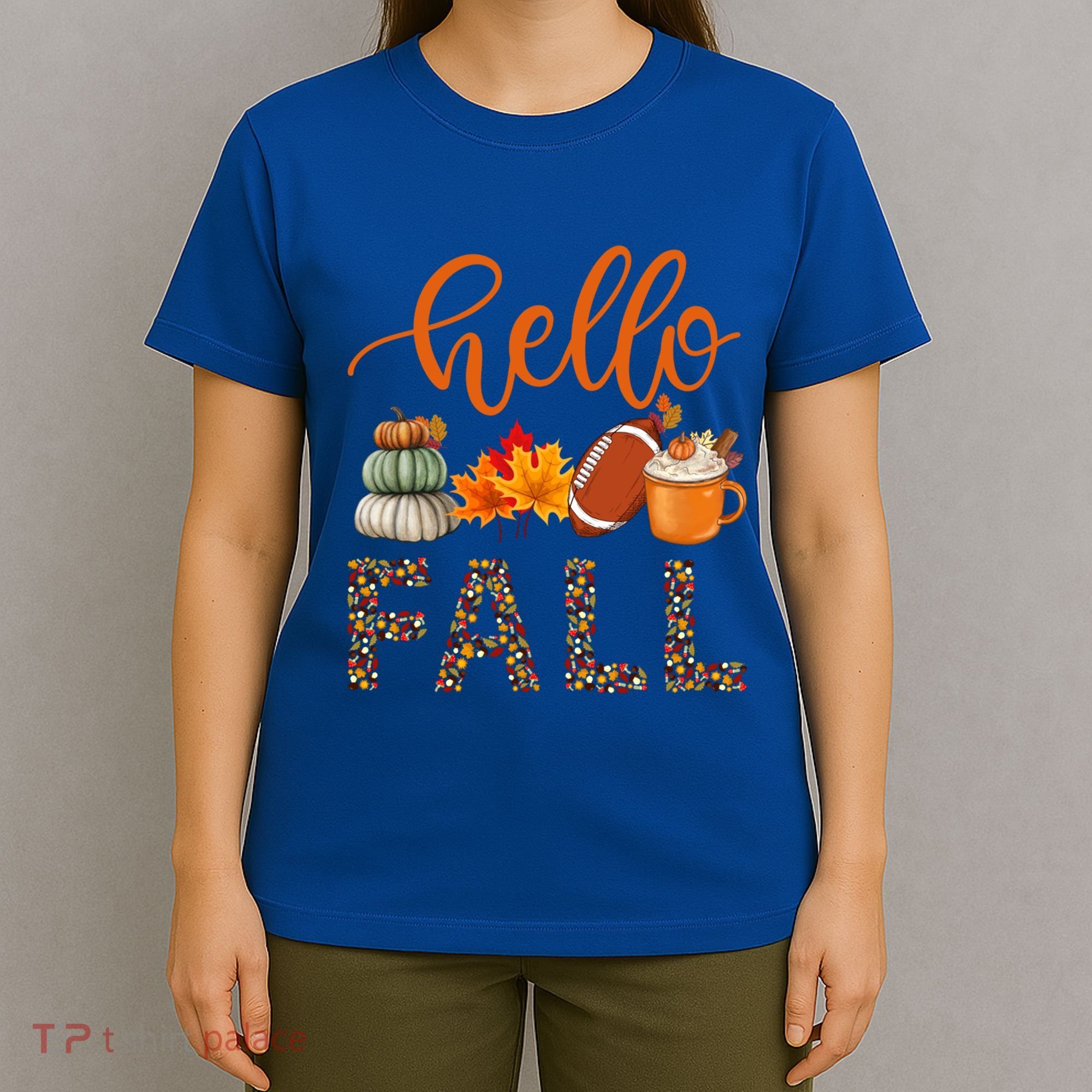 Fall Autumn Seasonal Wear Tis The Season Hello Fall Gift T-Shirt