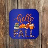 Fall Autumn Seasonal Wear Tis The Season Hello Fall Gift Coaster thumb 0