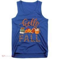 Fall Autumn Seasonal Wear Tis The Season Hello Fall Gift Tank Top thumb 0
