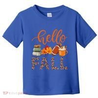 Fall Autumn Seasonal Wear Tis The Season Hello Fall Gift Toddler T-Shirt thumb 0