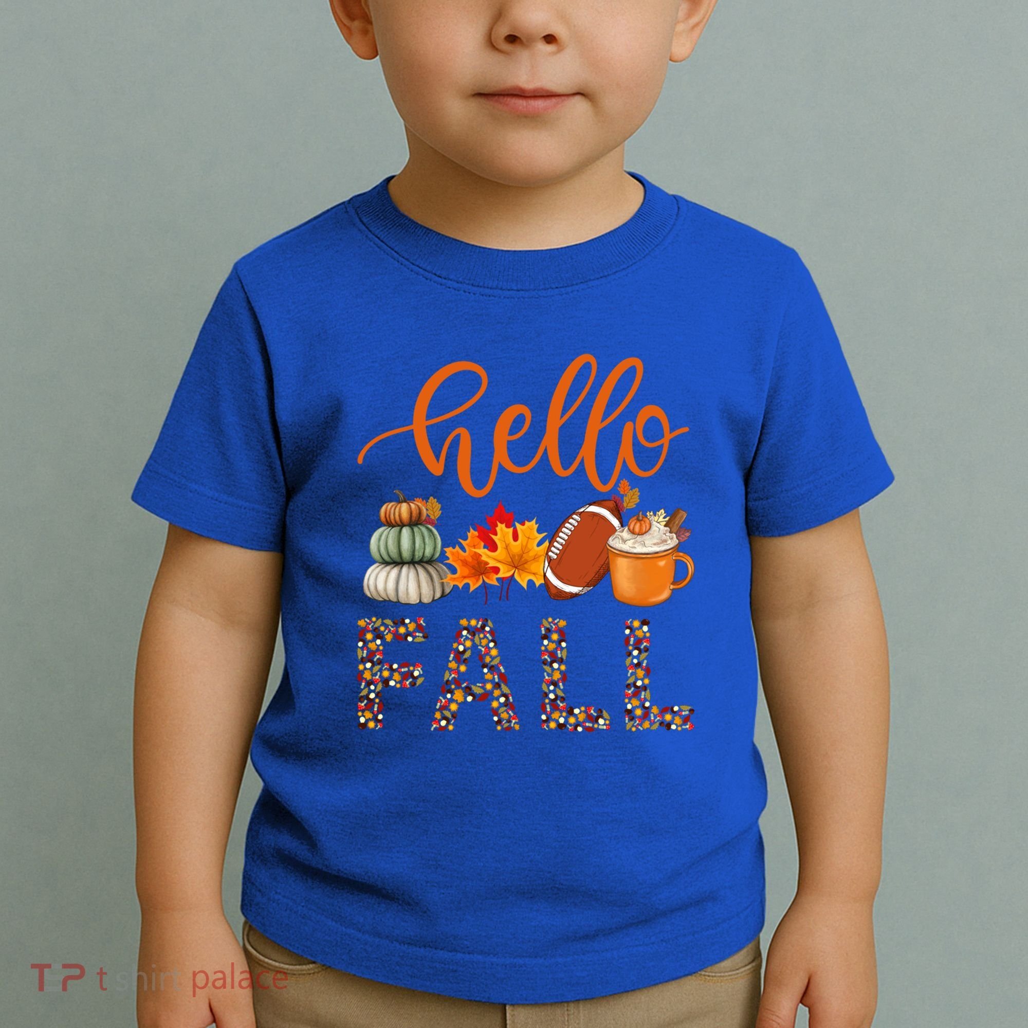 Fall Autumn Seasonal Wear Tis The Season Hello Fall Gift Toddler T-Shirt