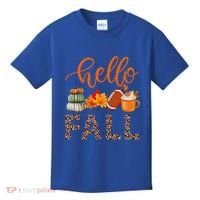 Fall Autumn Seasonal Wear Tis The Season Hello Fall Gift Kids T-Shirt thumb 0