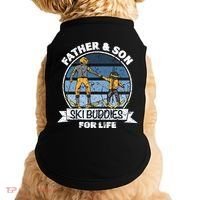 Father And Son Ski Buddies For Life Wintersport Dad Ski Gift Doggie Tank thumb 0