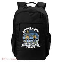 Father And Son Ski Buddies For Life Wintersport Dad Ski Gift Backpack thumb 0