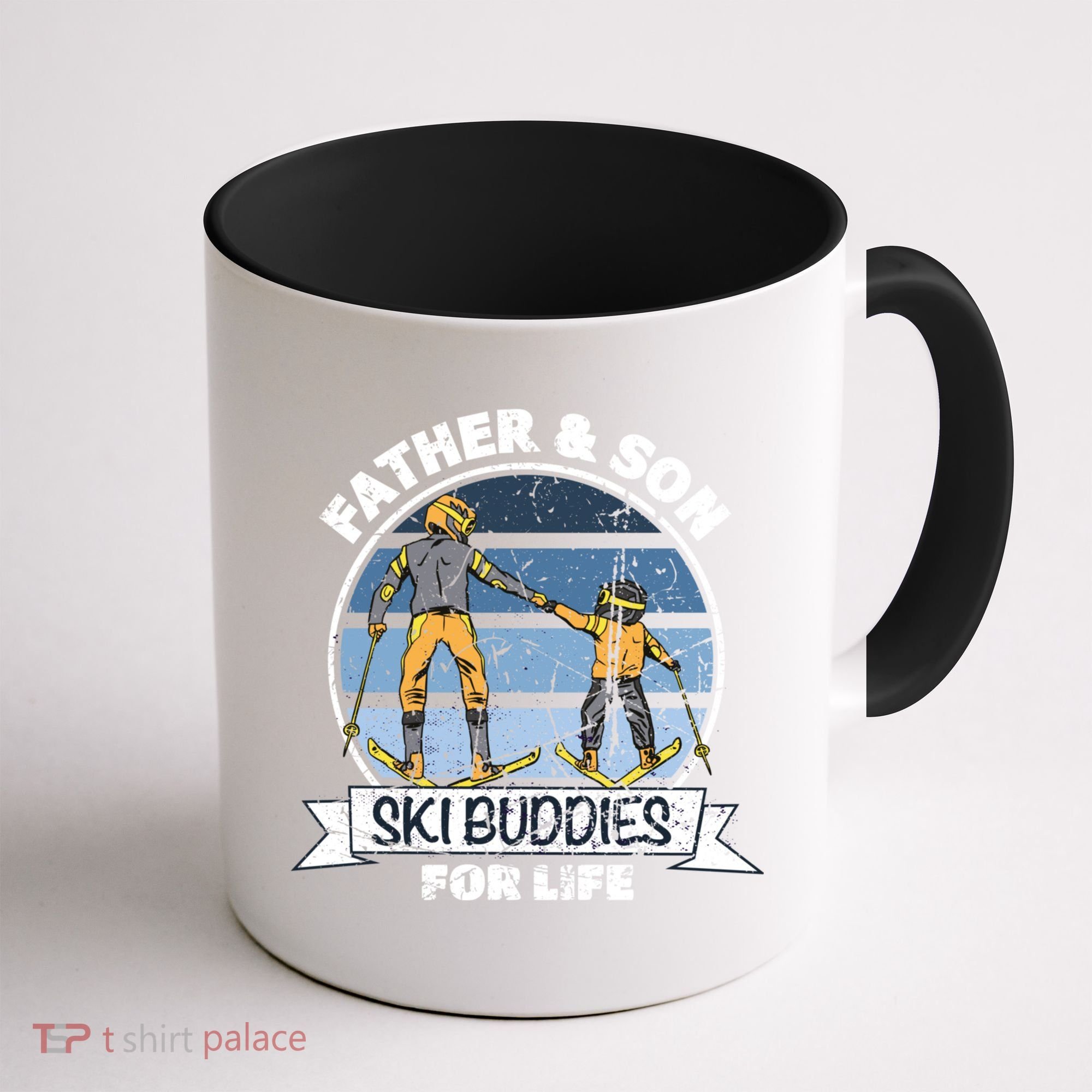Father And Son Ski Buddies For Life Wintersport Dad Ski Gift Coffee Mug