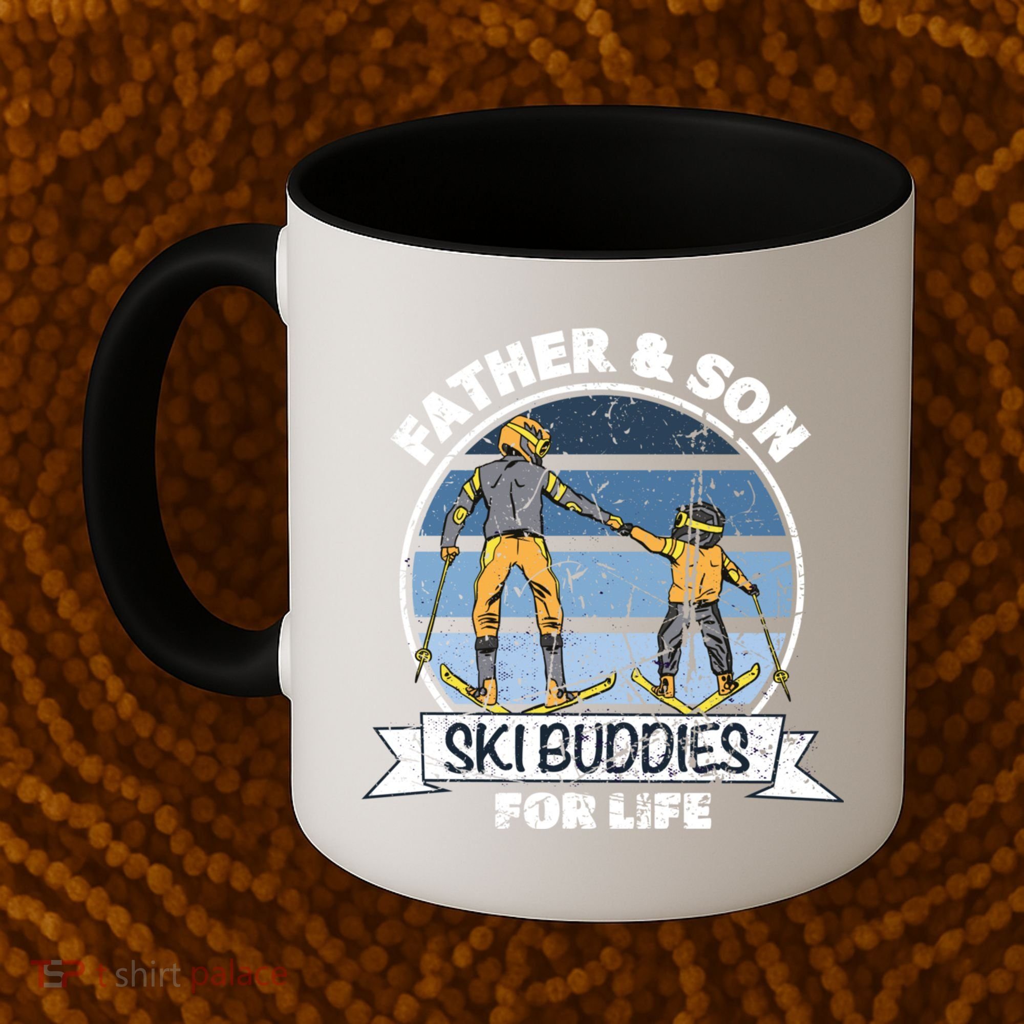 Father And Son Ski Buddies For Life Wintersport Dad Ski Gift Coffee Mug
