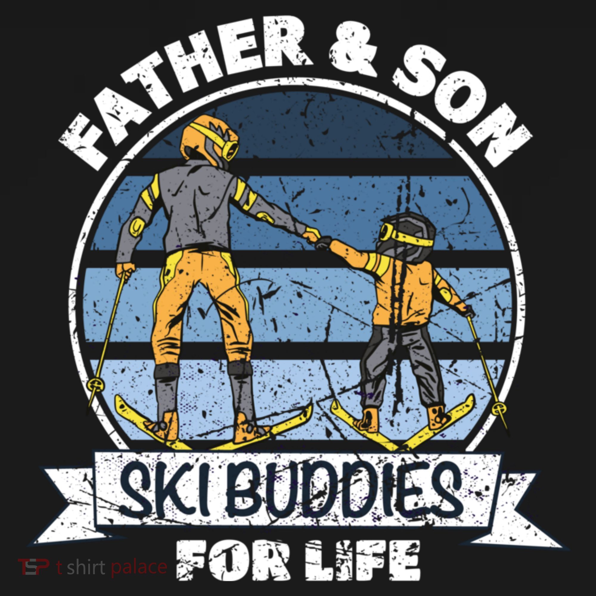 Father And Son Ski Buddies For Life Wintersport Dad Ski Gift Women's Hoodie