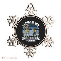 Father And Son Ski Buddies For Life Wintersport Dad Ski Gift Ornament thumb 0