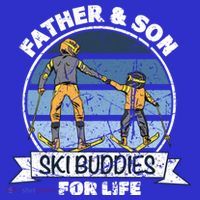 Father And Son Ski Buddies For Life Wintersport Dad Ski Gift Sweatshirt thumb 3