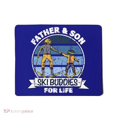 Father And Son Ski Buddies For Life Wintersport Dad Ski Gift Mousepad