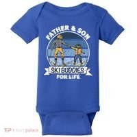 Father And Son Ski Buddies For Life Wintersport Dad Ski Gift Baby Bodysuit thumb 0