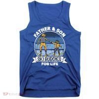 Father And Son Ski Buddies For Life Wintersport Dad Ski Gift Tank Top thumb 0