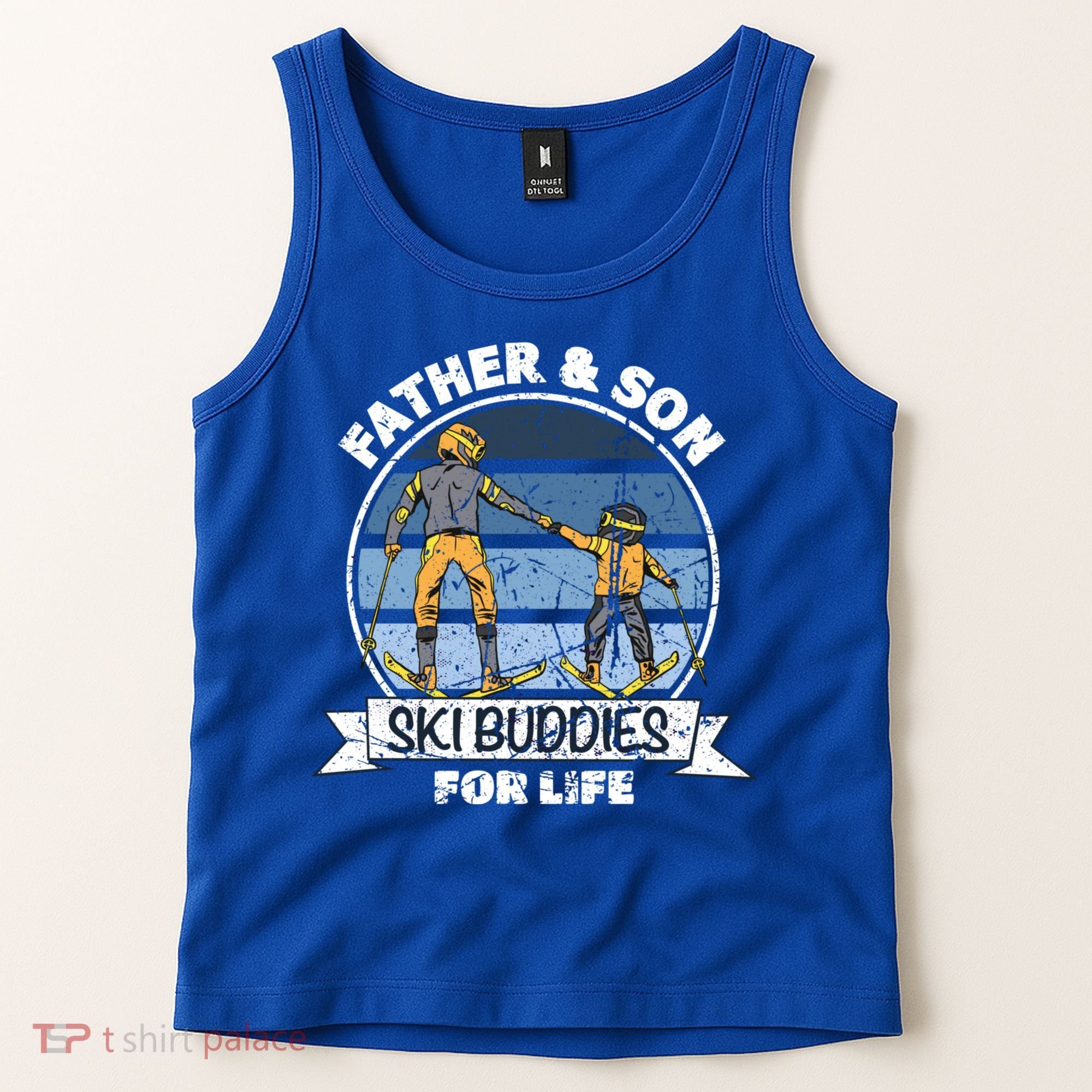 Father And Son Ski Buddies For Life Wintersport Dad Ski Gift Tank Top