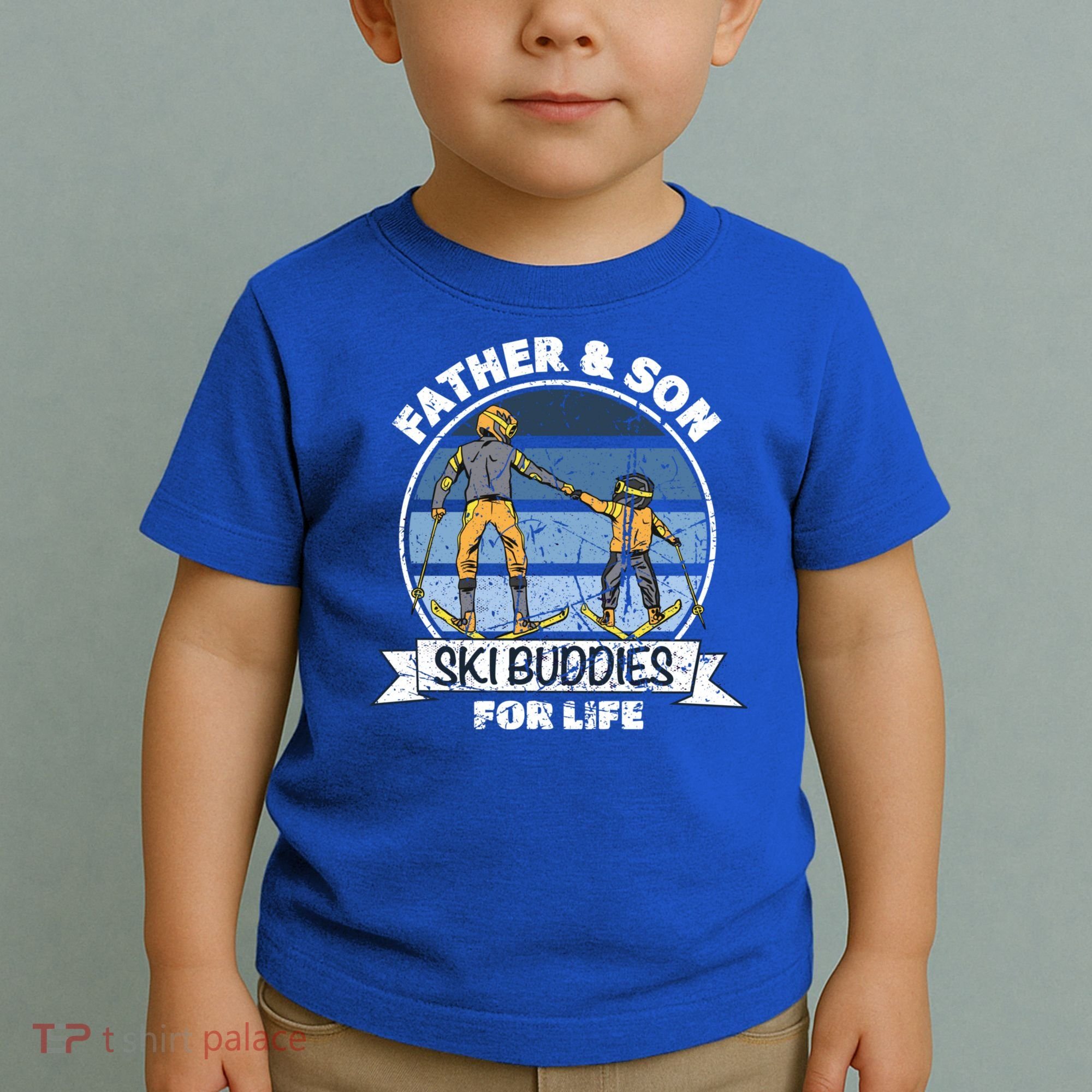 Father And Son Ski Buddies For Life Wintersport Dad Ski Gift Toddler T-Shirt
