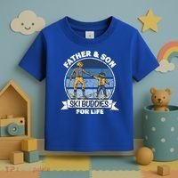 Father And Son Ski Buddies For Life Wintersport Dad Ski Gift Toddler T-Shirt thumb 3