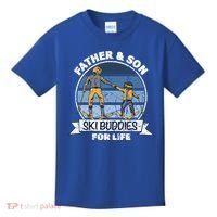 Father And Son Ski Buddies For Life Wintersport Dad Ski Gift Kids T-Shirt thumb 0