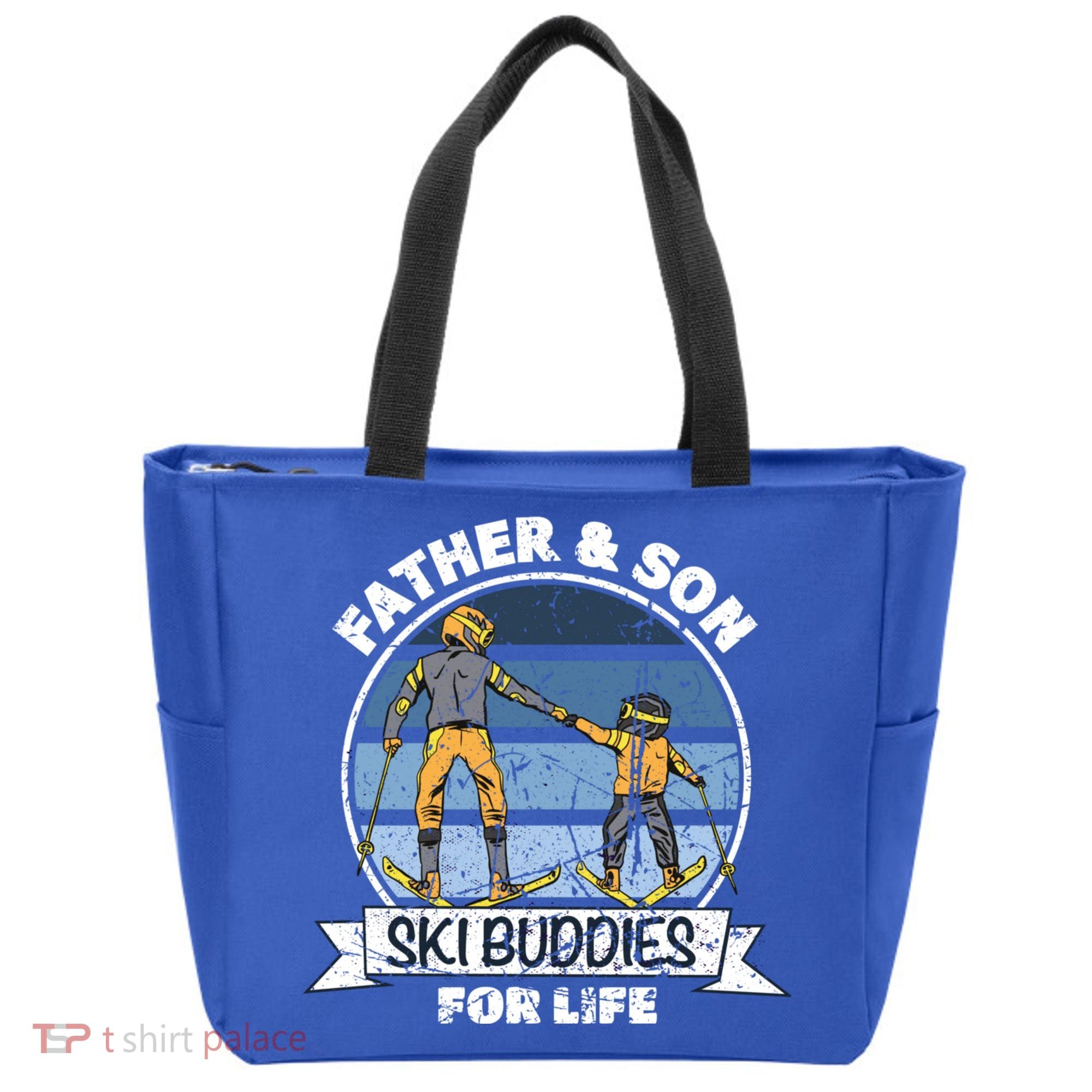 Father And Son Ski Buddies For Life Wintersport Dad Ski Gift Tote Bag