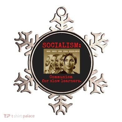 Funny Anti Socialist Conservative 16 Ornament