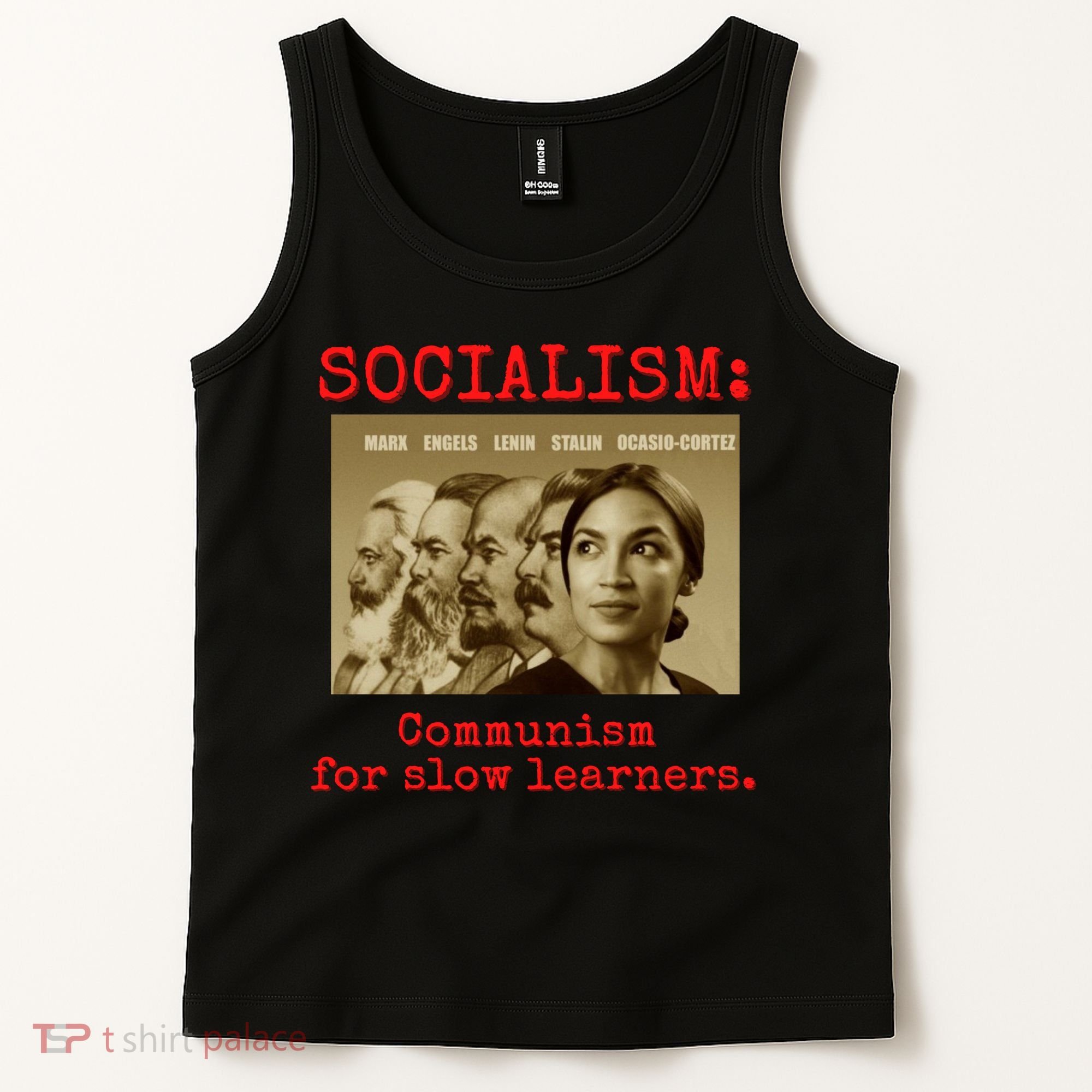 Funny Anti Socialist Conservative 16 Tank Top