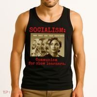 Funny Anti Socialist Conservative 16 Tank Top thumb 3