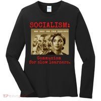 Funny Anti Socialist Conservative 16 Women's Long Sleeve Shirt thumb 0