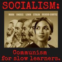 Funny Anti Socialist Conservative 16 Kids Long Sleeve Shirt thumb 2