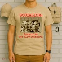 Funny Anti Socialist Conservative 16 T-Shirt thumb 6