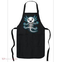 Funny Axolotl Skeleton X-Ray Apron thumb 0