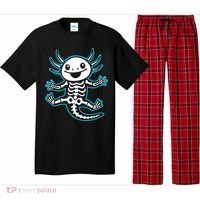 Funny Axolotl Skeleton X-Ray Pajama Set thumb 0