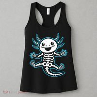 Funny Axolotl Skeleton X-Ray Women's Tank Top thumb 3