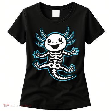 Funny Axolotl Skeleton X-Ray Women's T-Shirt