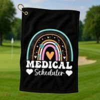 Funny Assistant Scheduler Application Day Medical Scheduler Golf Towel thumb 1