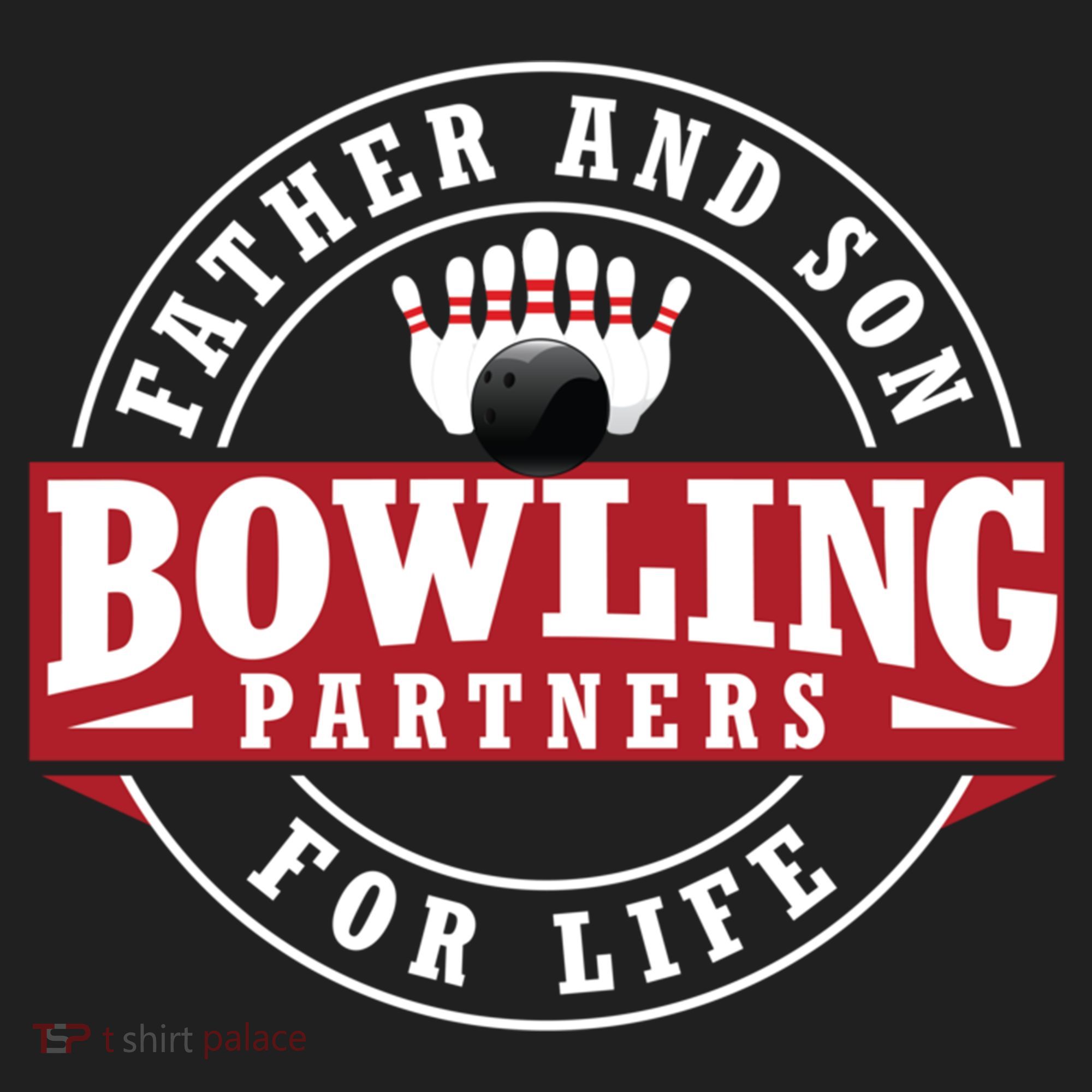 Father And Son Bowling Partners For Life Gift Women's Sweatshirt