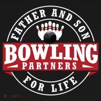 Father And Son Bowling Partners For Life Gift Bucket Hat thumb 4
