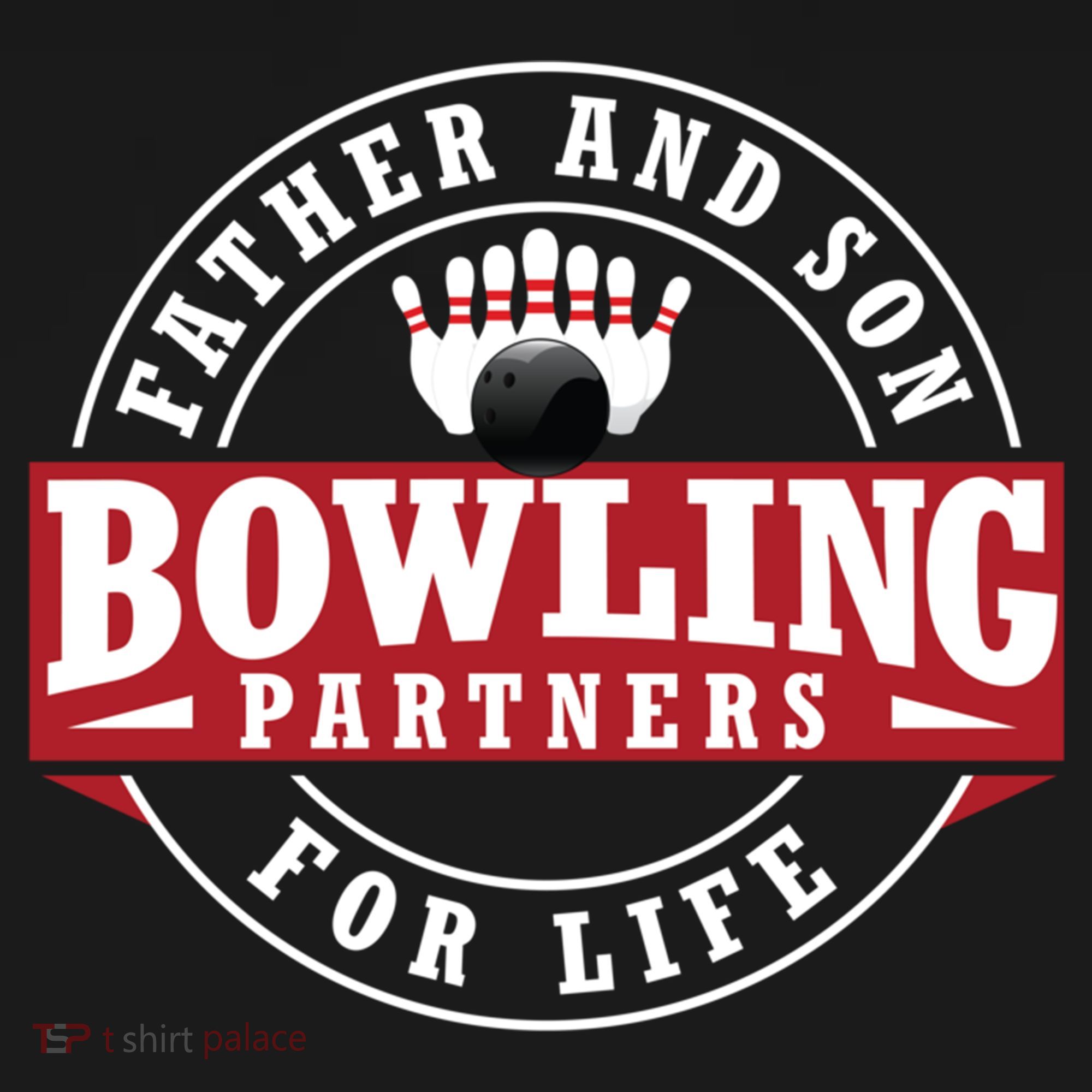 Father And Son Bowling Partners For Life Gift Bucket Hat