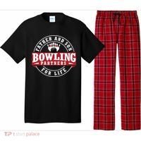 Father And Son Bowling Partners For Life Gift Pajama Set thumb 0