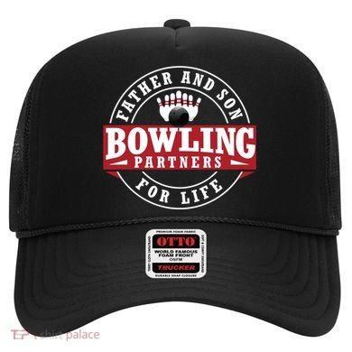 Father And Son Bowling Partners For Life Gift Hat