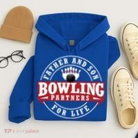 Father And Son Bowling Partners For Life Gift Hoodie thumb 4