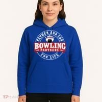 Father And Son Bowling Partners For Life Gift Hoodie thumb 5