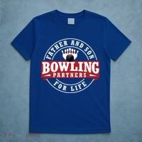 Father And Son Bowling Partners For Life Gift T-Shirt thumb 5