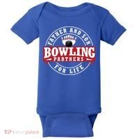 Father And Son Bowling Partners For Life Gift Baby Bodysuit thumb 0