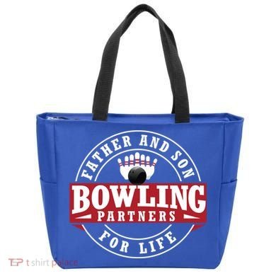 Father And Son Bowling Partners For Life Gift Tote Bag