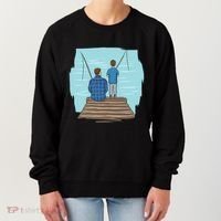 Father And Son Fishing Partners For Life Gift Women's Sweatshirt thumb 0