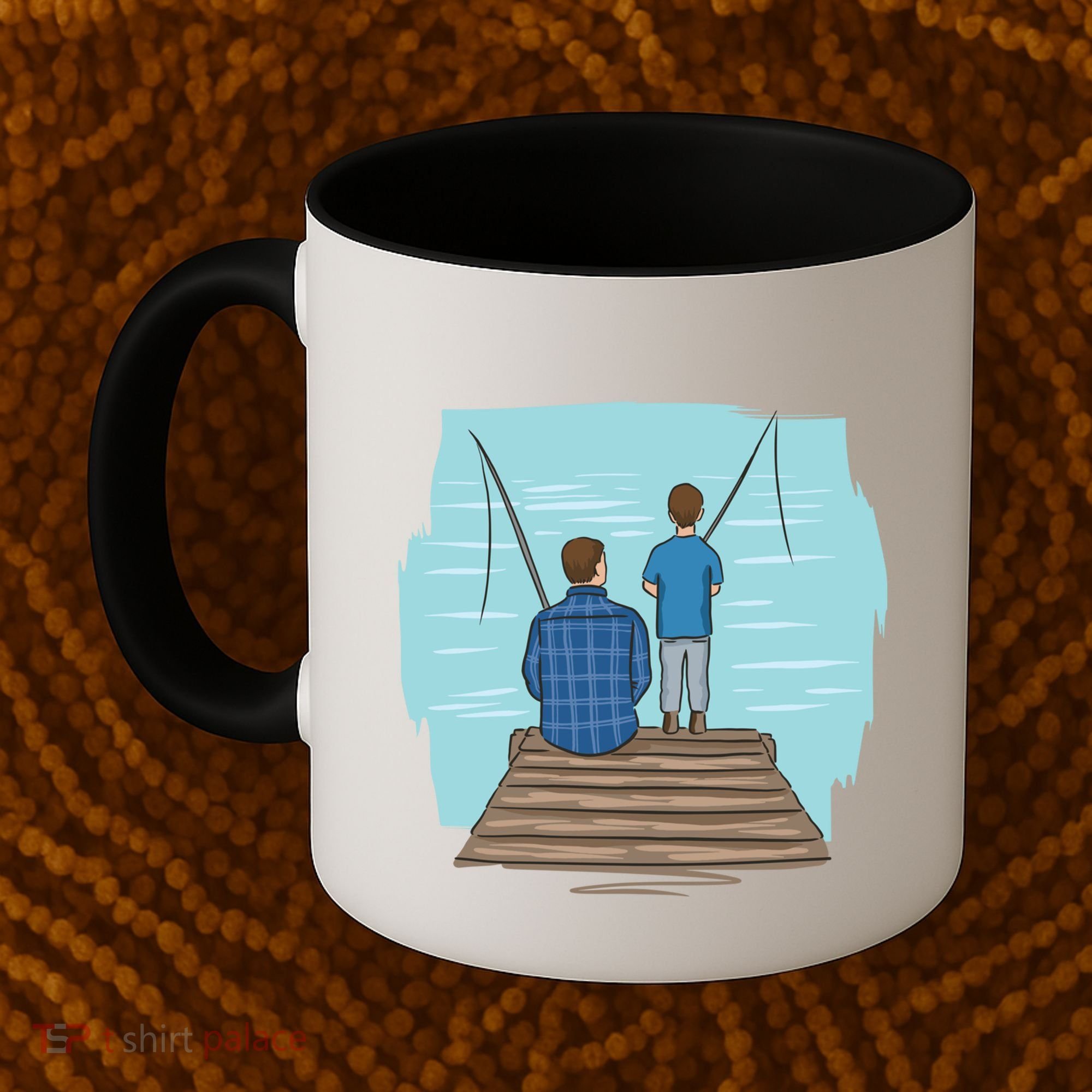 Father And Son Fishing Partners For Life Gift Coffee Mug